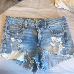 Denim shorts